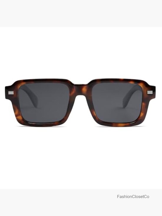 Big Trendy Square Polarized Sunglasses Womens Retro Chunky Oversized main image 6